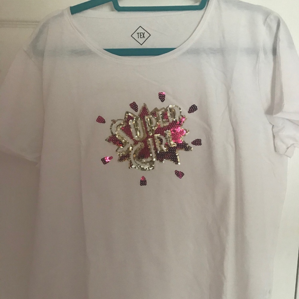 Super Girl Sequin Top
